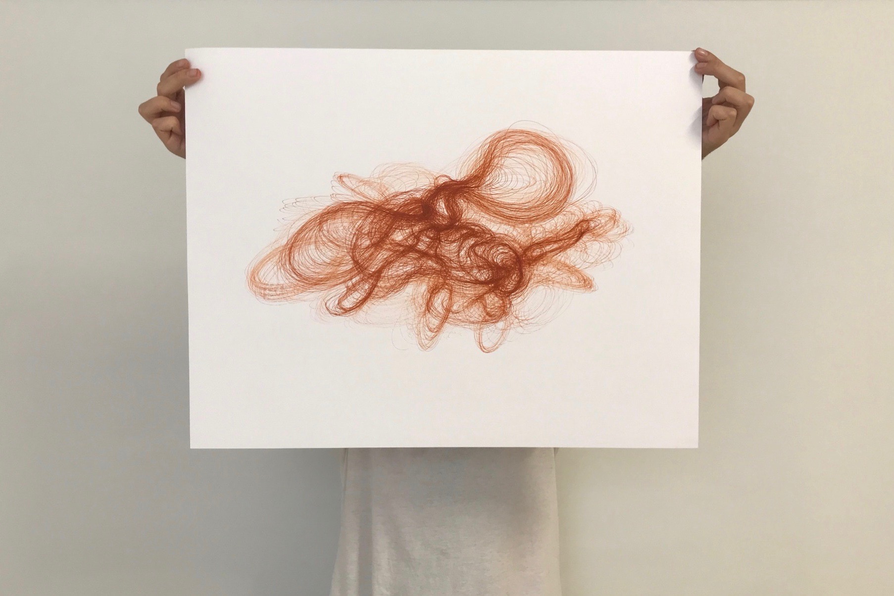 Drawing made in a single continuous line. The work was exhibited in the city of Guimarães, at CAAA – Centro para os Assuntos da Arte e Arquitetura.